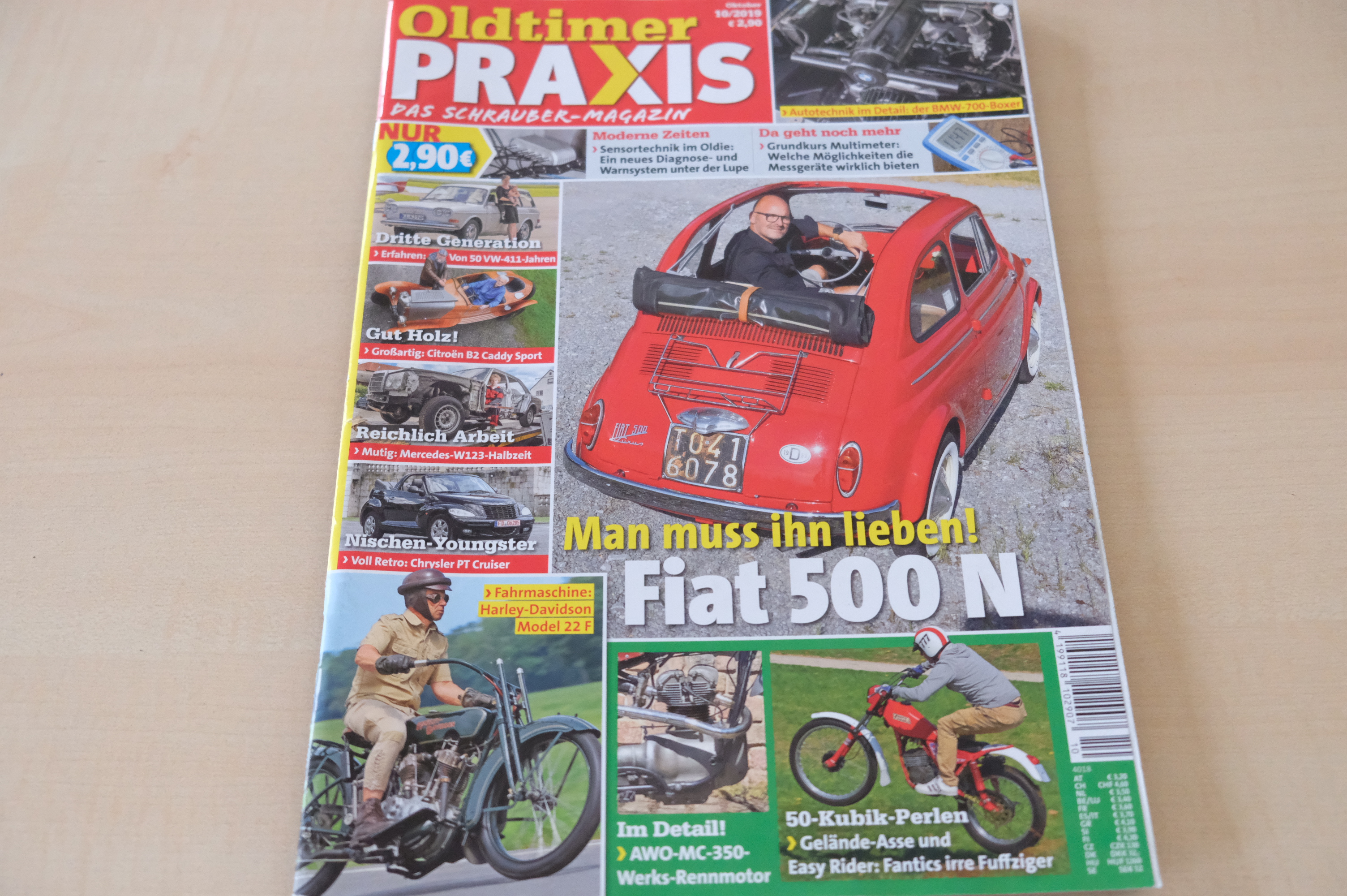 Deckblatt Oldtimer Praxis (10/2019)